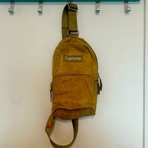 Supreme Fat Tip Jacquard Denim Cross Body Bag